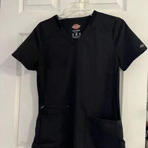 Dickies Black Scrub Top & Bottom Set